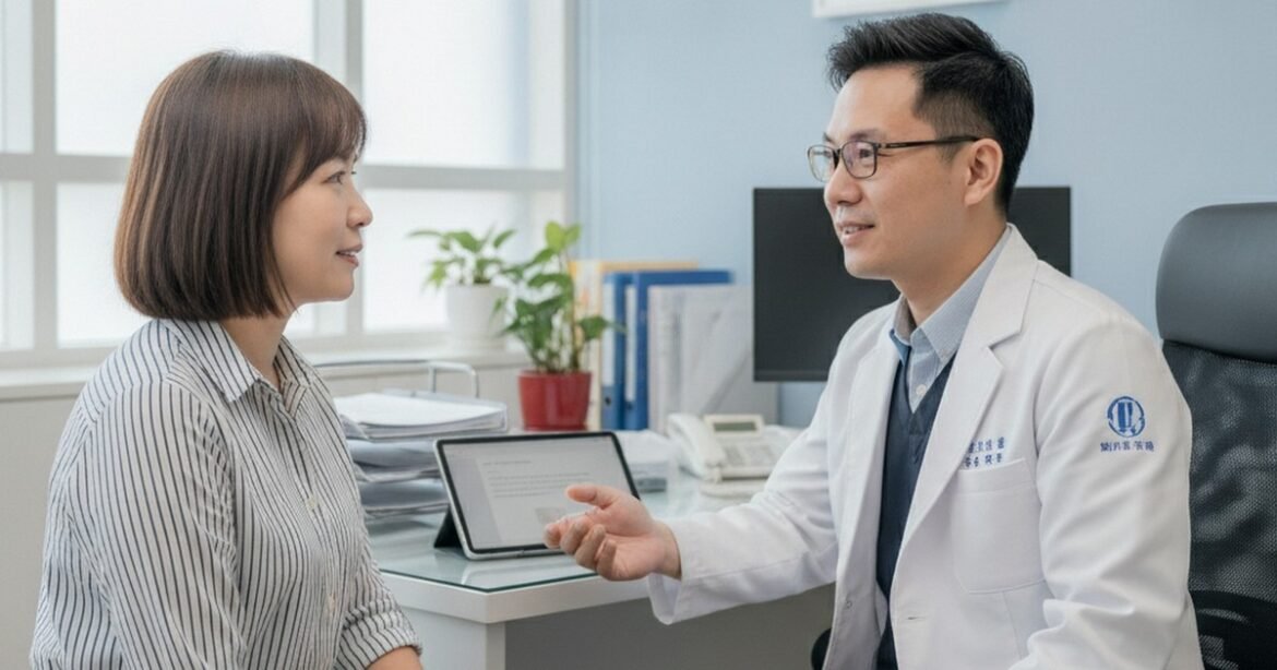 吳芮醫師親自示範艾麗斯精靈針的施打流程與術後衛教