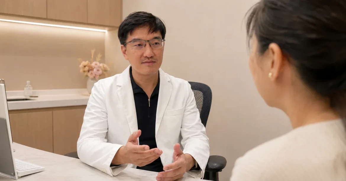吳芮醫師提醒海外醫美潛在風險，需謹慎評估。
