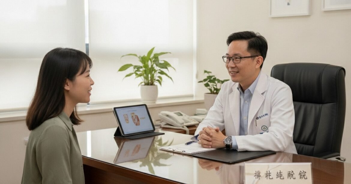 吳芮醫師介紹注意事項，女王玻尿酸精準雕塑自然輪廓。